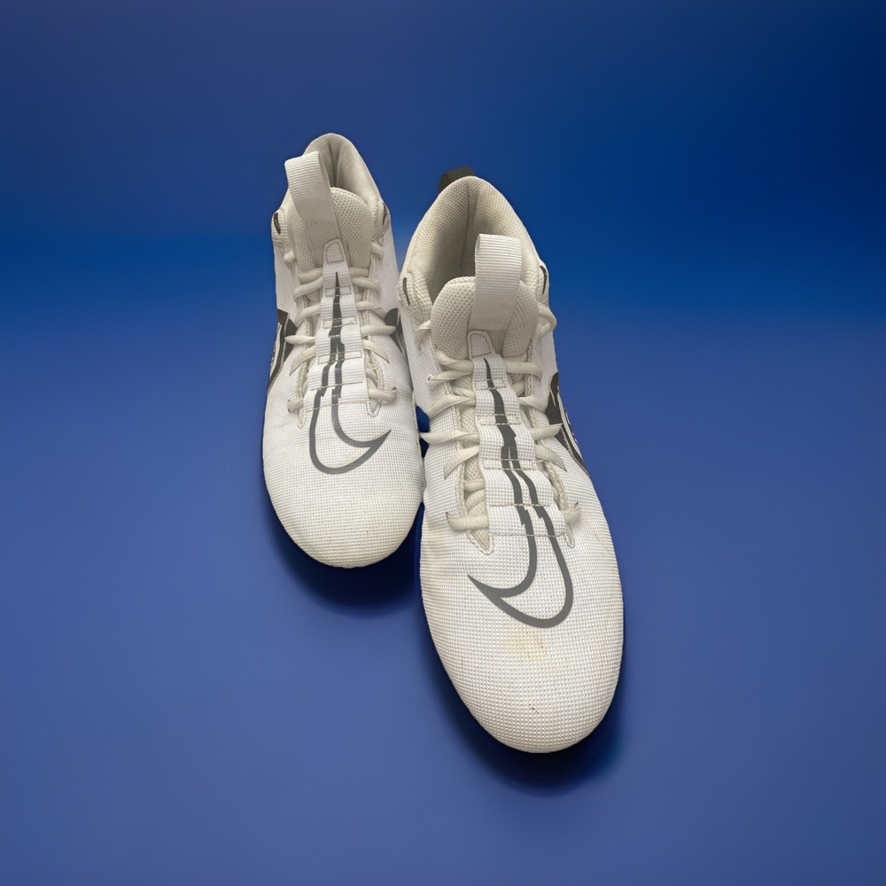 Nike Alpha Menace Mens US Sz 11.5 Football Cleats CV0582101 White Black